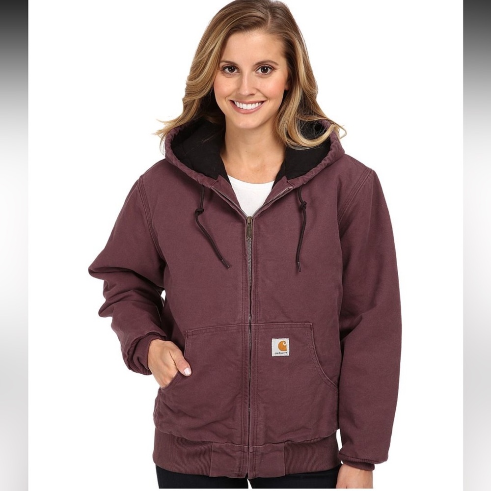 Carhartt women's Dusty plum purple sandstone active jacket